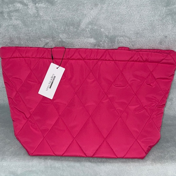 Vera Bradley Small East West Peacock Pink Tote